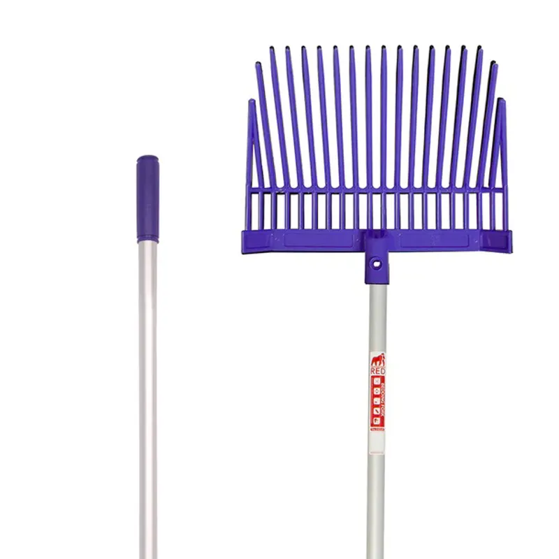 Red Gorilla Bedding Fork with Straight Handle in Purple-1